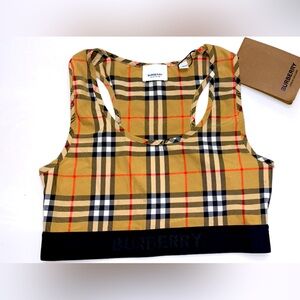 Designer Burberry top